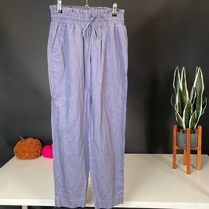 High Banded Waist Flow Women's Pants